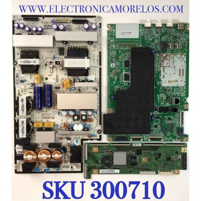 KIT DE TARJETAS PARA TV LG / MAIN EBT66642903 / EAX69532304(1.0) / FUENTE EAY65689423 / EAX69061002(1.0) / 65689423 / T-CON 6871L-6309A / 6870C-0852B / PANEL AC650AQL CPA1_RS / MODELO OLED65C1PUB / OLED65C1PUB.DUSPLJR